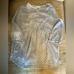 Abercrombie & Fitch Light Blue Floral Blouse – Size S